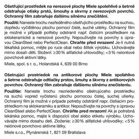 Miele Edelstahl-Pflegemittel Steelcare