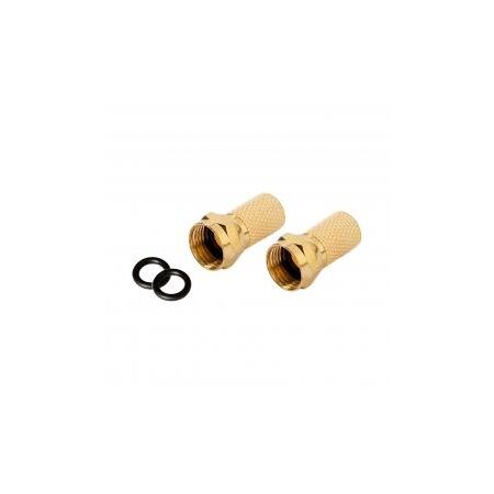 Vivanco (SBS) F-Stecker 7mm 2 Stk..
