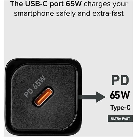 sbs USB-C GaN Mini-Wandladegerät (65W)