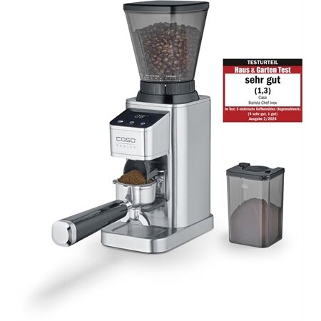 Caso 1834 BaristaChef Inox Mühle