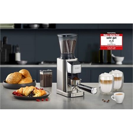 Caso 1834 BaristaChef Inox Mühle