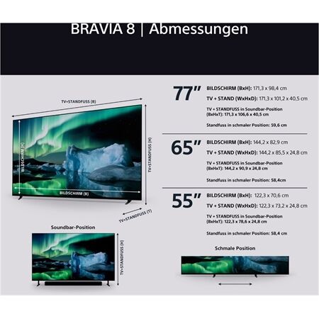 Sony K-77 XR 83 BRAVIA 8