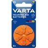 Varta 13 Hörgerätebatterie 6er Blister 1,45 Volt