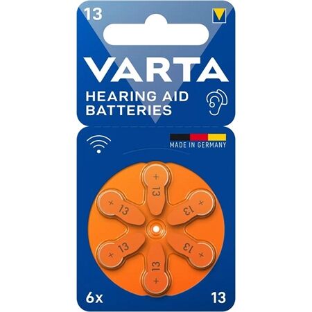 Varta 13 Hörgerätebatterie 6er Blister 1,45 Volt