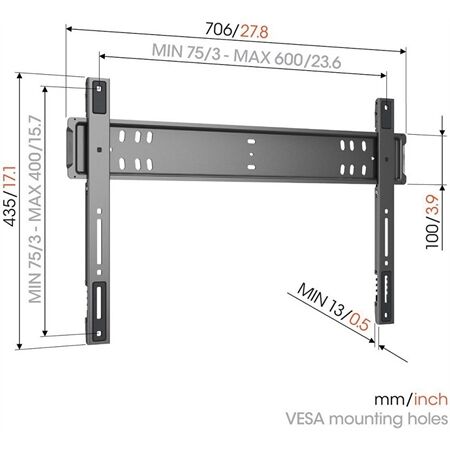 Vogels TVM 5705 TV-Wandhalterung (40-110")