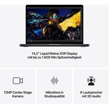 Apple MacBook Pro 14" (MW2U3D/A) Ausstellungsstück