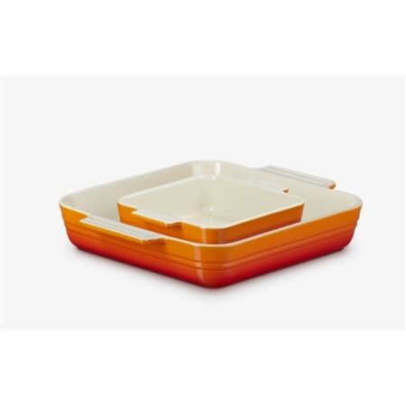 Le Creuset Auflauf. Kla 14/23cm x2 Or