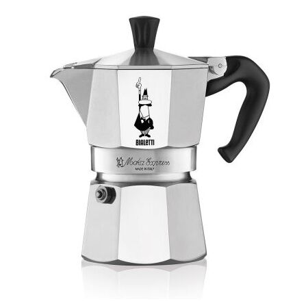 Bialetti 9075 Espressokocher Moka Express Induktion 3Tassen
