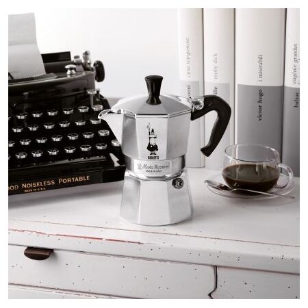 Bialetti 9075 Espressokocher Moka Express Induktion 3Tassen