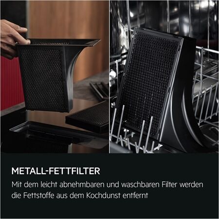 AEG TH84CB0BSZ Kochfeld m. integr. Dunstabzug