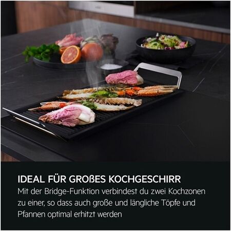 AEG TH84CB0BSZ Kochfeld m. integr. Dunstabzug