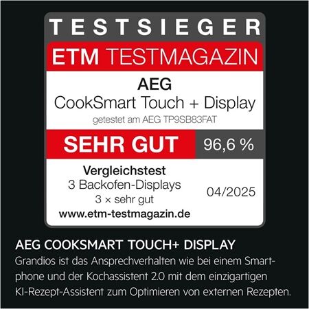 AEG TP9SB83FAT Dampfbackofen