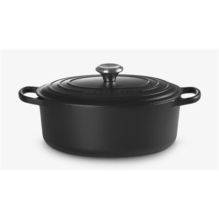 Le Creuset Bräter Oval Signature 29cm schwarz