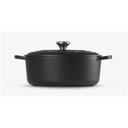Le Creuset Bräter Oval Signature 29cm schwarz