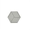 Zone Denmark 24349 Untersetzer Hexagon Olive green