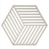 Zone Denmark 31612 Untersetzer Hexagon Warm Grey L24