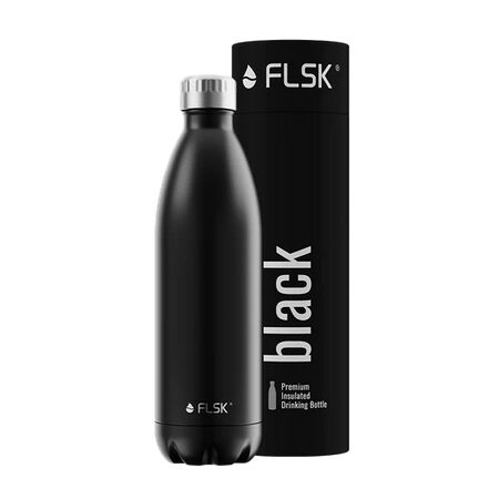 FLSK Drinking Bottle 1000ml Black