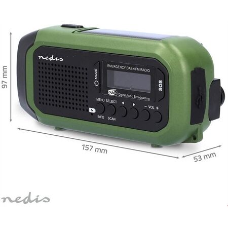Nedis RDDBCR2000GN Notfallradio