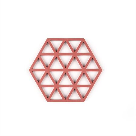 Zone Denmark 36557 Untersetzer Triangles Burned Red