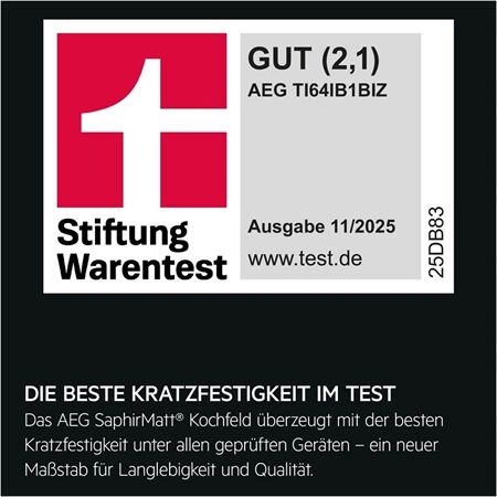 AEG TI64IB1BIZ Saphirmatt Induktionskochfeld 60 cm
