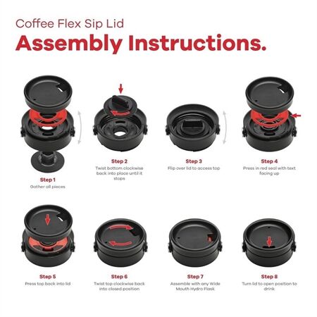 Hydro Flask W12BCX678 Trinkflasche Sip Lid Trillium 355ml