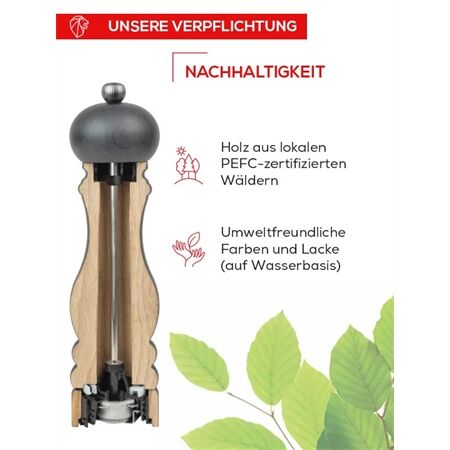 Peugeot 4435000 PARIS Salzmühle u’Select Z schokol. 15 cm