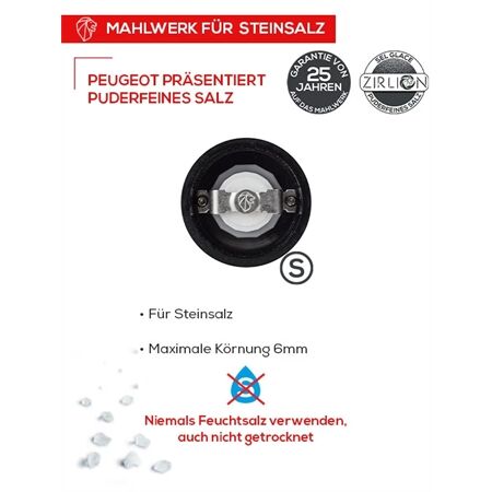 Peugeot 4435000 PARIS Salzmühle u’Select Z schokol. 15 cm