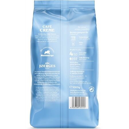 JOERGES Gorilla Café Creme (1kg) Blau