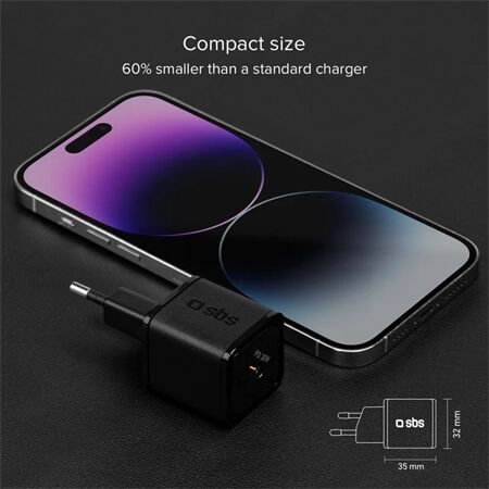 sbs USB Type-C Ladegerät GaN (30W)