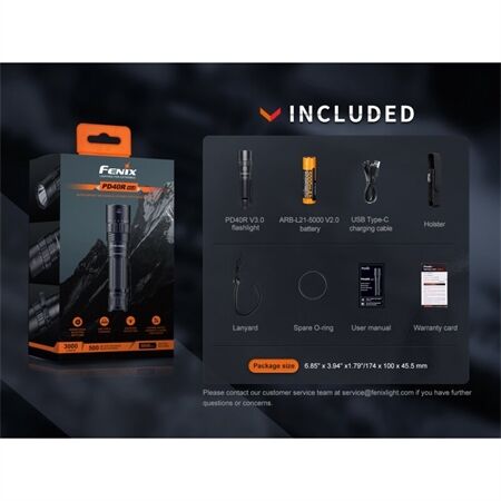 Fenix PD40R V3.0 LED-Taschenlampe