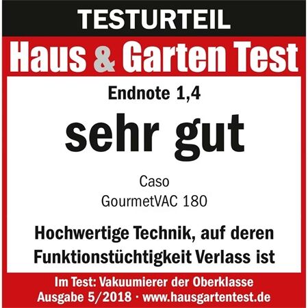Caso Gourmet VAC 180 Vakuumierer