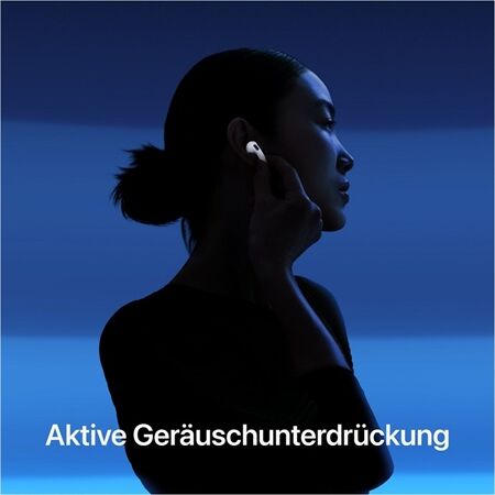 Apple AirPods 4 mit aktiver Lärmkompensation
