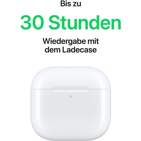 Apple AirPods 4 mit aktiver Lärmkompensation
