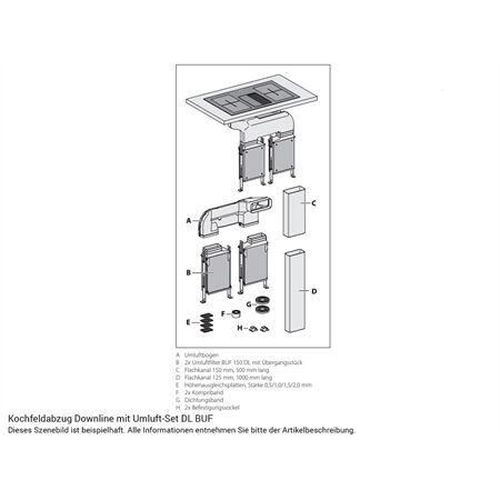 Berbel 1100064 Umluft-Set DL BUF