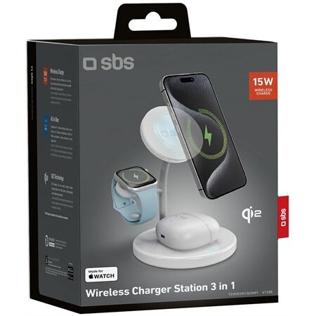 sbs 3-in-1 Ladestation (15W)