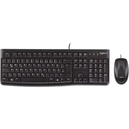 Logitech MK 120 Corded Desktop Set